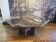 Table basse en marbre noir octogonale 1970-80