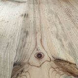 Farmhouse table in solid oak and pine, raw, washed, 212x93