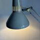 Lampe vintage 1970 d'architecte Ledu gris perle bureau - 80cm