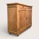 Grand Parisian buffet with billot and butterfly hinges, raw wood, 1930.