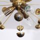 Lustre Sputnik en laiton 1970