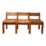 Pine Chair by Ate van Apeldoorn, 1972