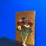 Oil on vintage panel