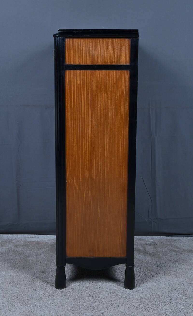 Support furniture in marquetry in the style of Louis Süe & André Mare, Art Deco – 1940