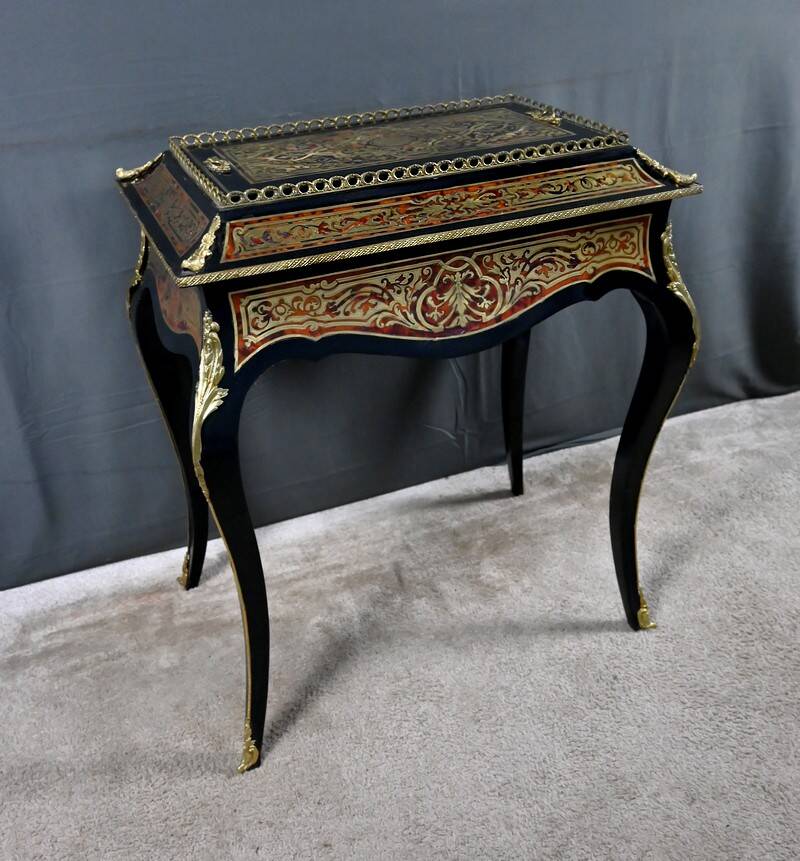 Boulle Marquetry Jardinière, Napoleon III period – Mid 19th century