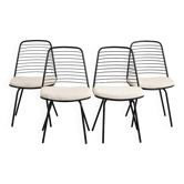 Set of four chairs by Jean-Louis Bonnant, circa 1955