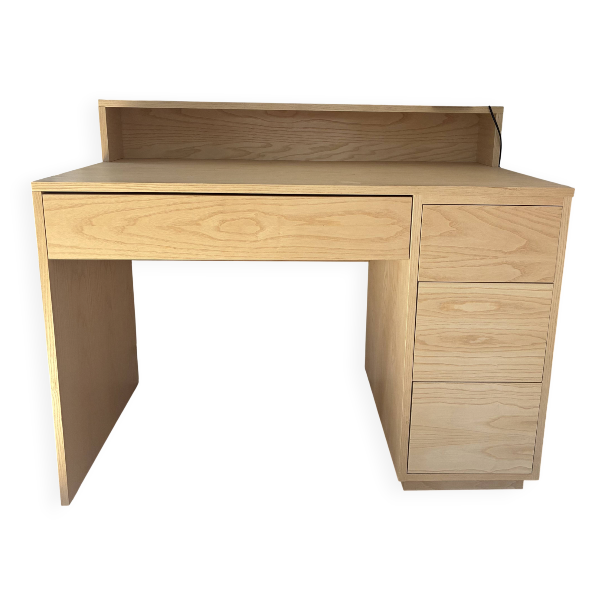 Ash wood desk