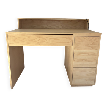 Ash wood desk
