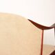 2 Scandinavian armchairs in teak and fabric, new Tyrol model, Gerhard Berg.