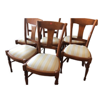 Contemporary beech chair series