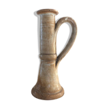 Vintage stoneware candle holder