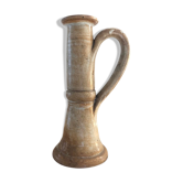 Vintage stoneware candle holder
