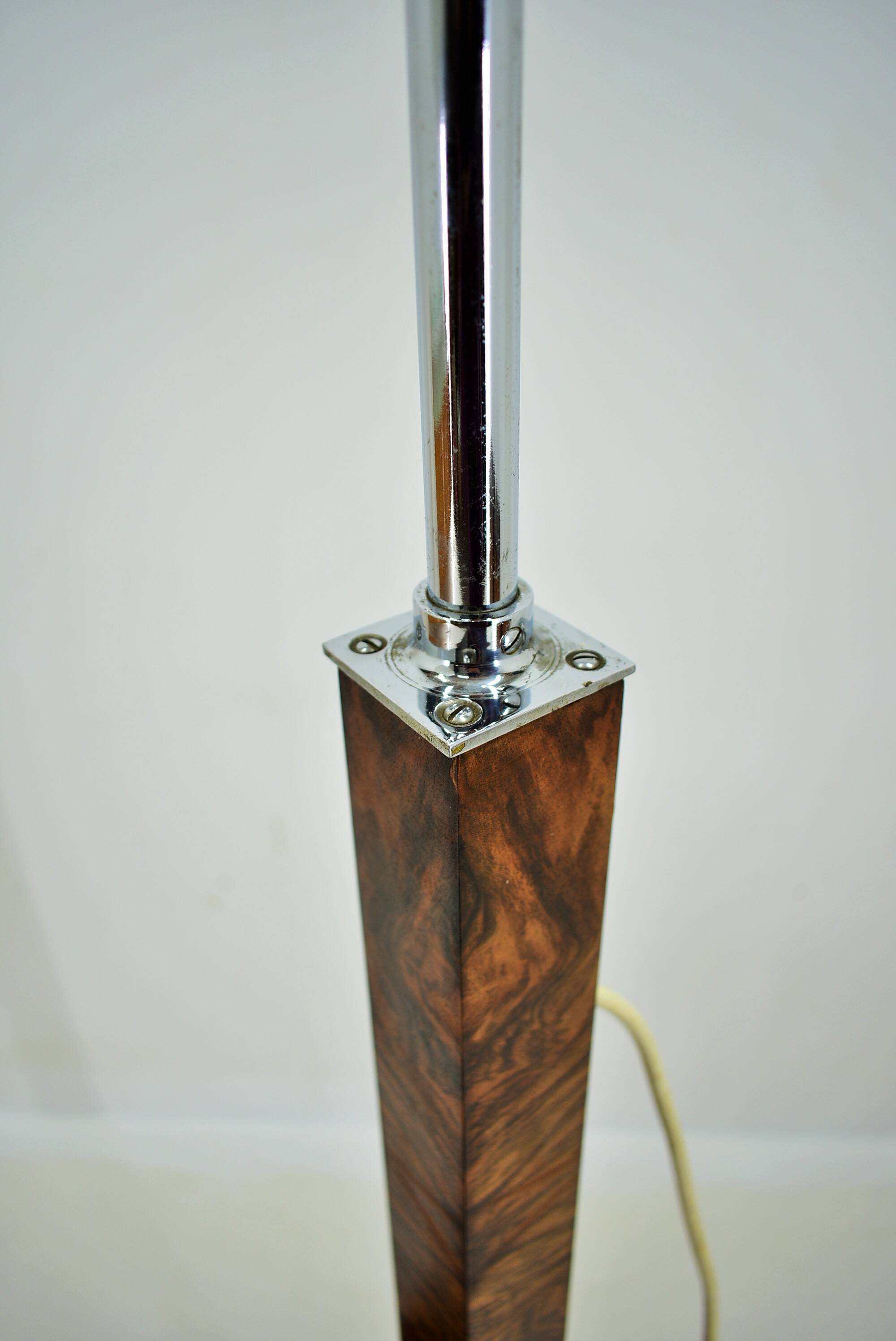 1930s Art Deco Floor Lamp, Czechoslovakia