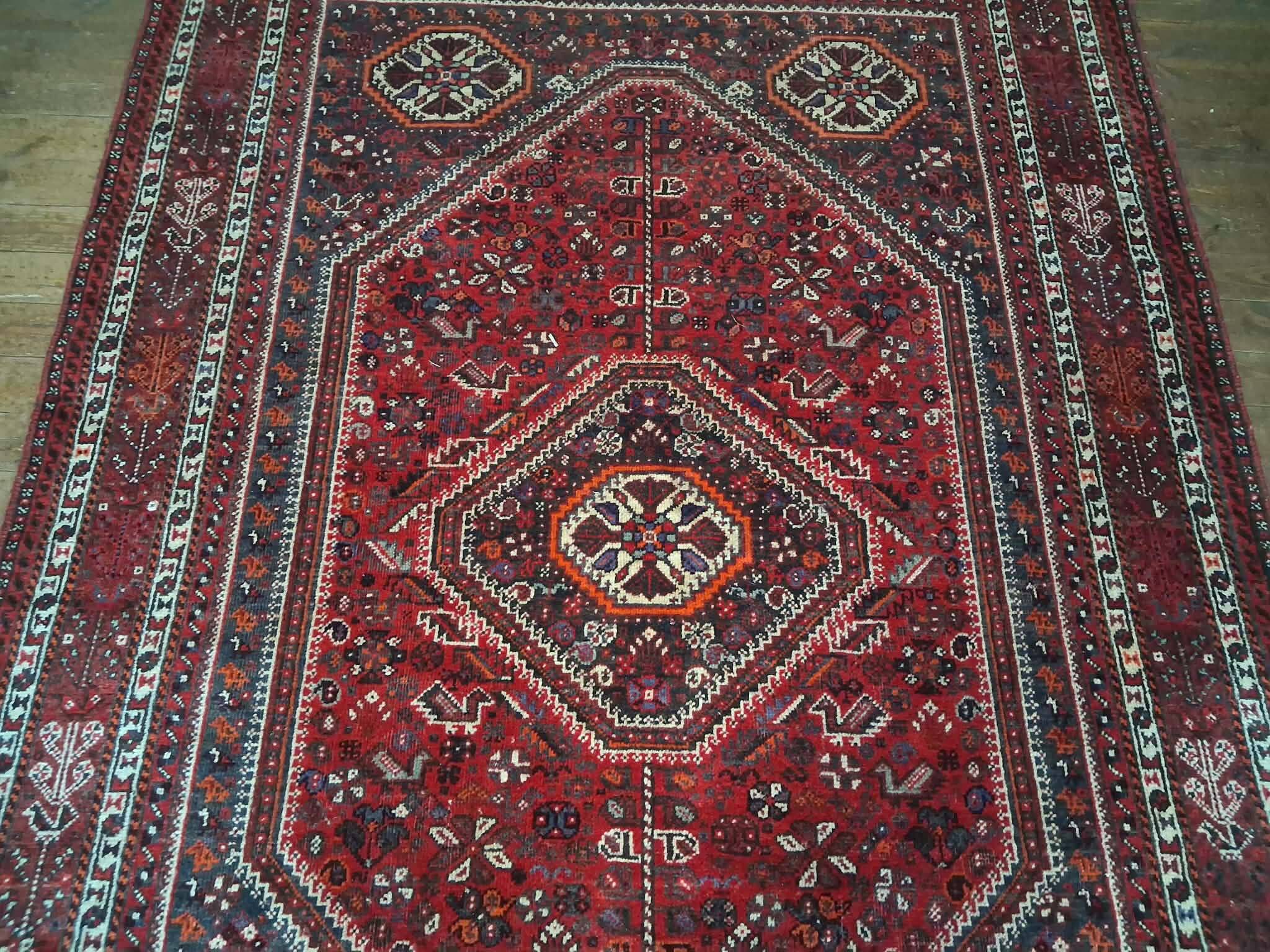Tapis Persan Qashqaï fait main 316x220cm