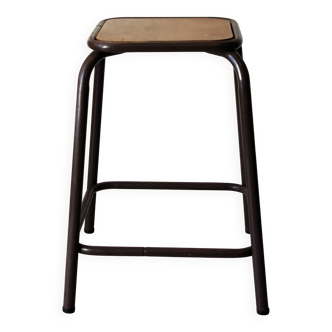Vintage industrial school stool