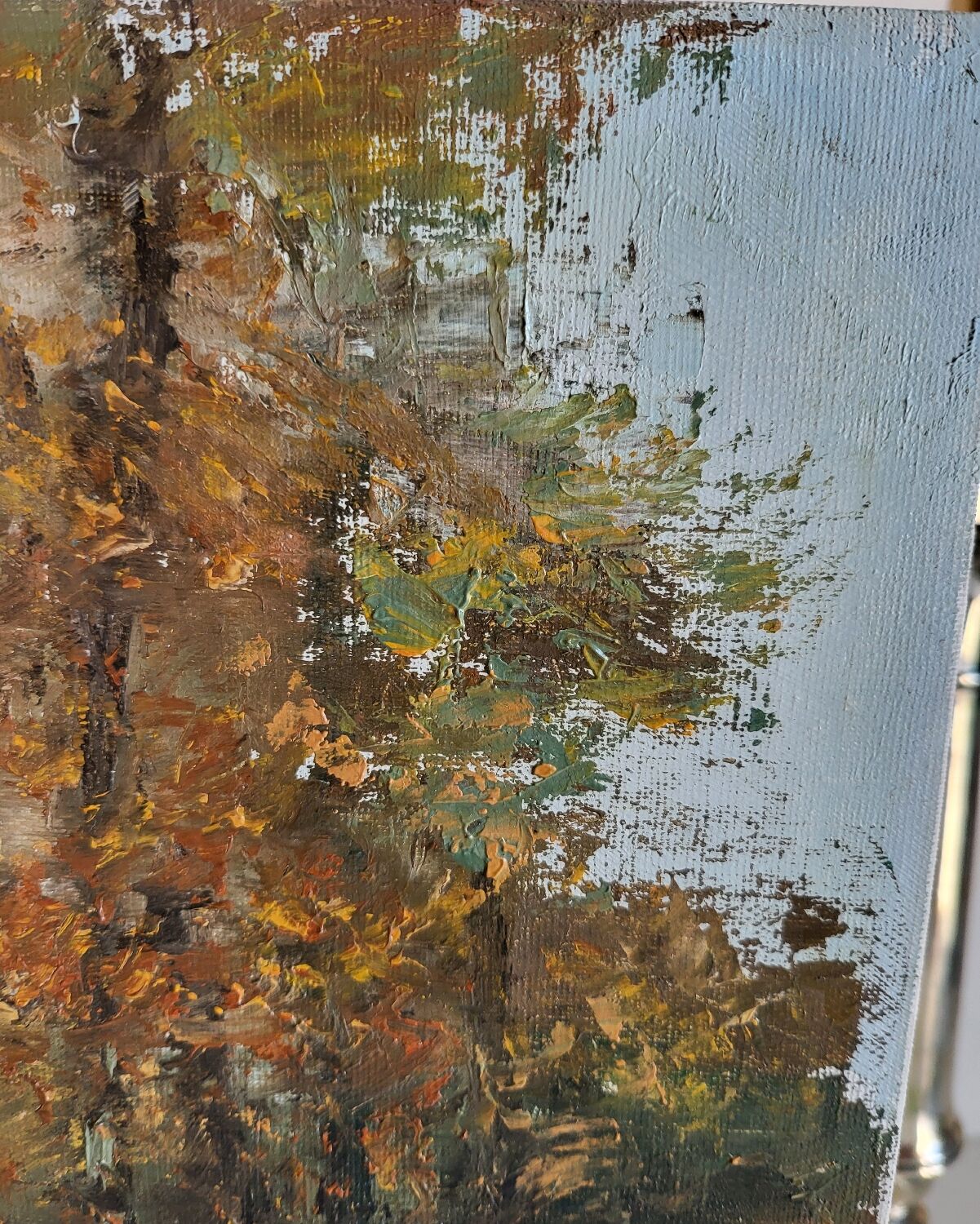 Oil on Panel B. RABEL Autumn Landscape