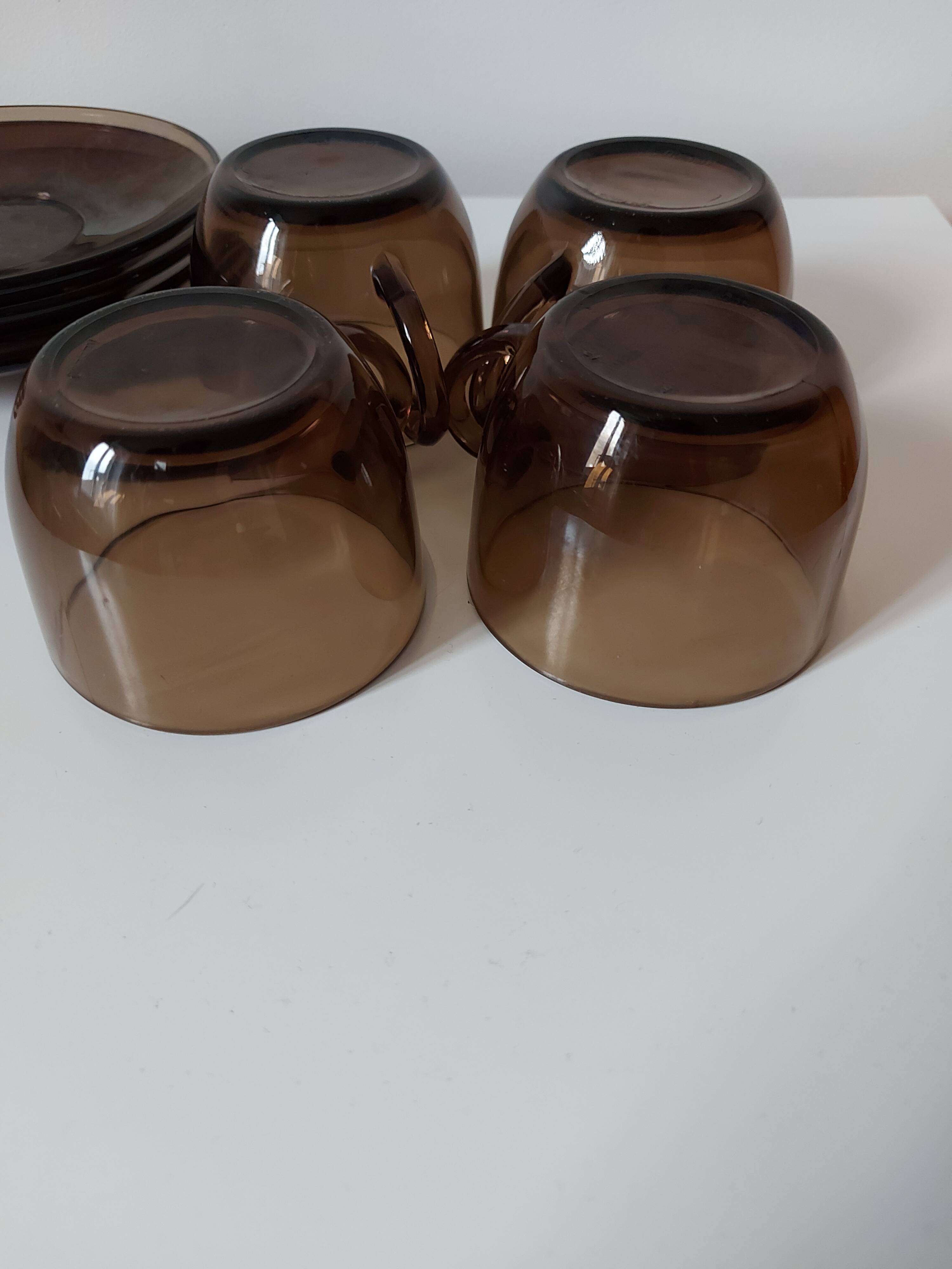 Cups vereco smoked glass