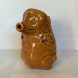 Antique zoomorphic pig pitcher