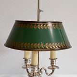 White metal bouillotte lamp, empire style – early twentieth century