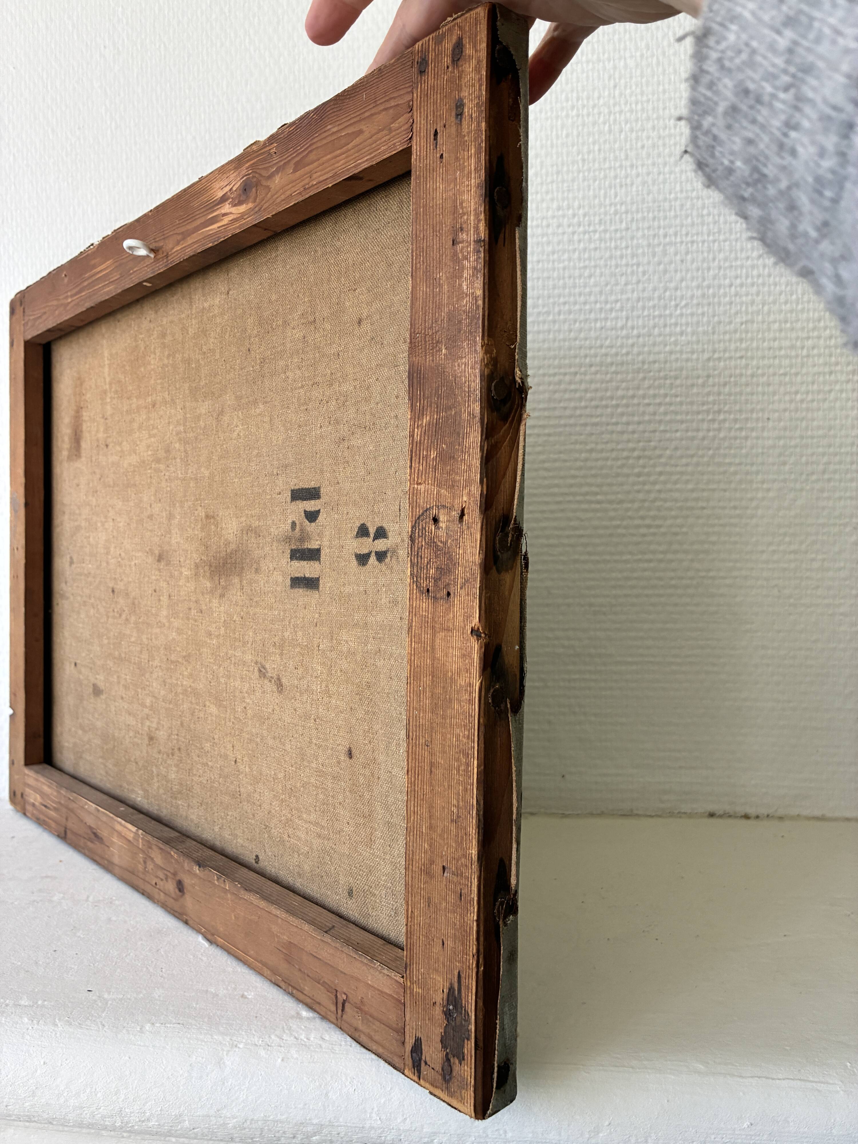 Old painting oil on canvas still life