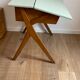 Bureau enfant vintage pieds compas 1950
