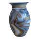 Large glazed stoneware vase signed JM – Jean-Marie Delahaye – 30 cm