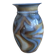 Large glazed stoneware vase signed JM – Jean-Marie Delahaye – 30 cm
