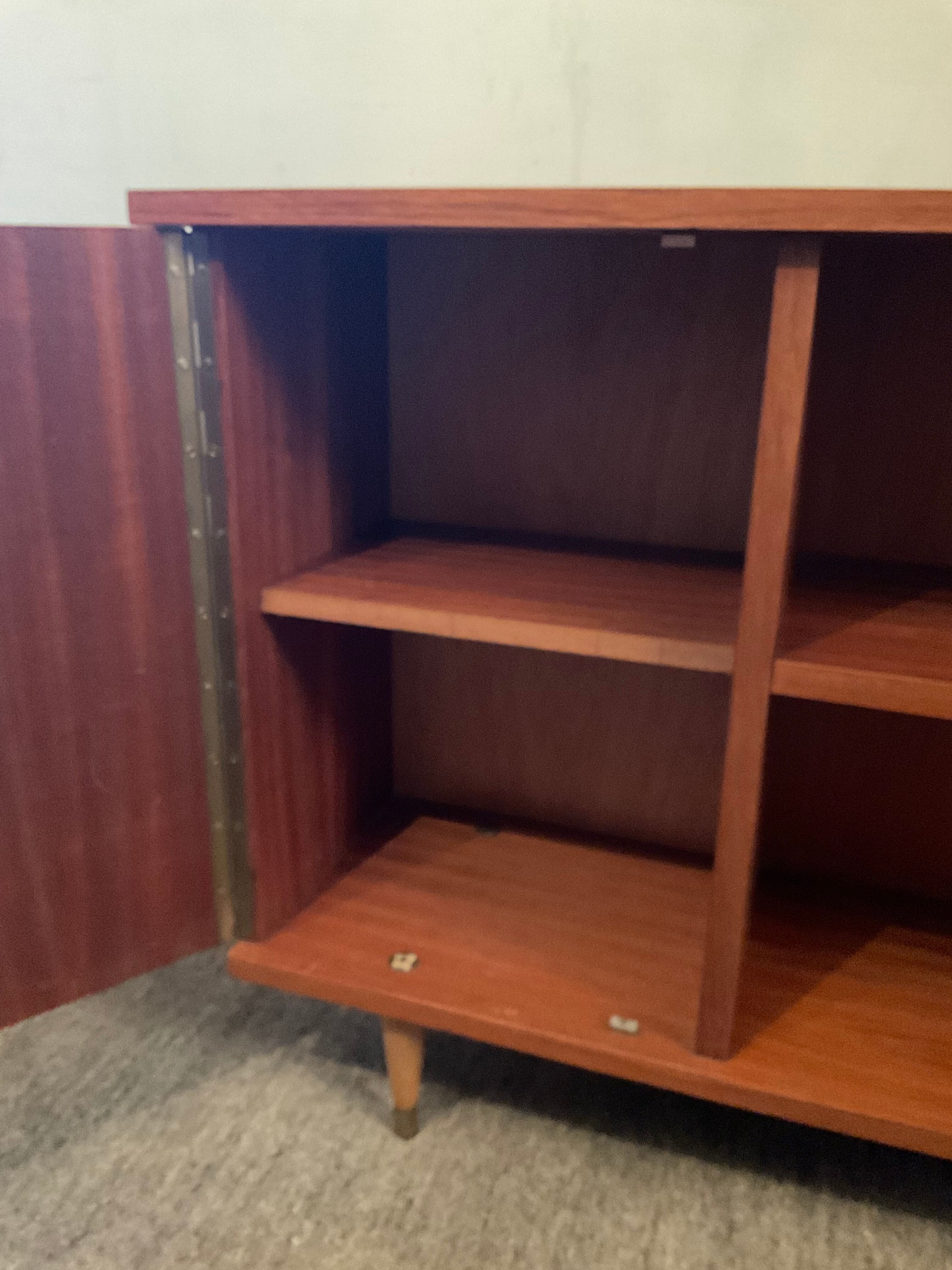 Scandinavian teak bookcase 60s