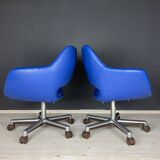 Set of mid-century office chairs by Stol Kamnik, Yugoslavia, 1980s Set of 2