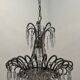 Vintage Italian Crystal Beaded Light Pendant 1960’s