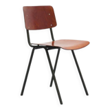 Eromes F6 oak and grey-green chair