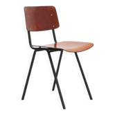 Eromes F6 oak and grey-green chair