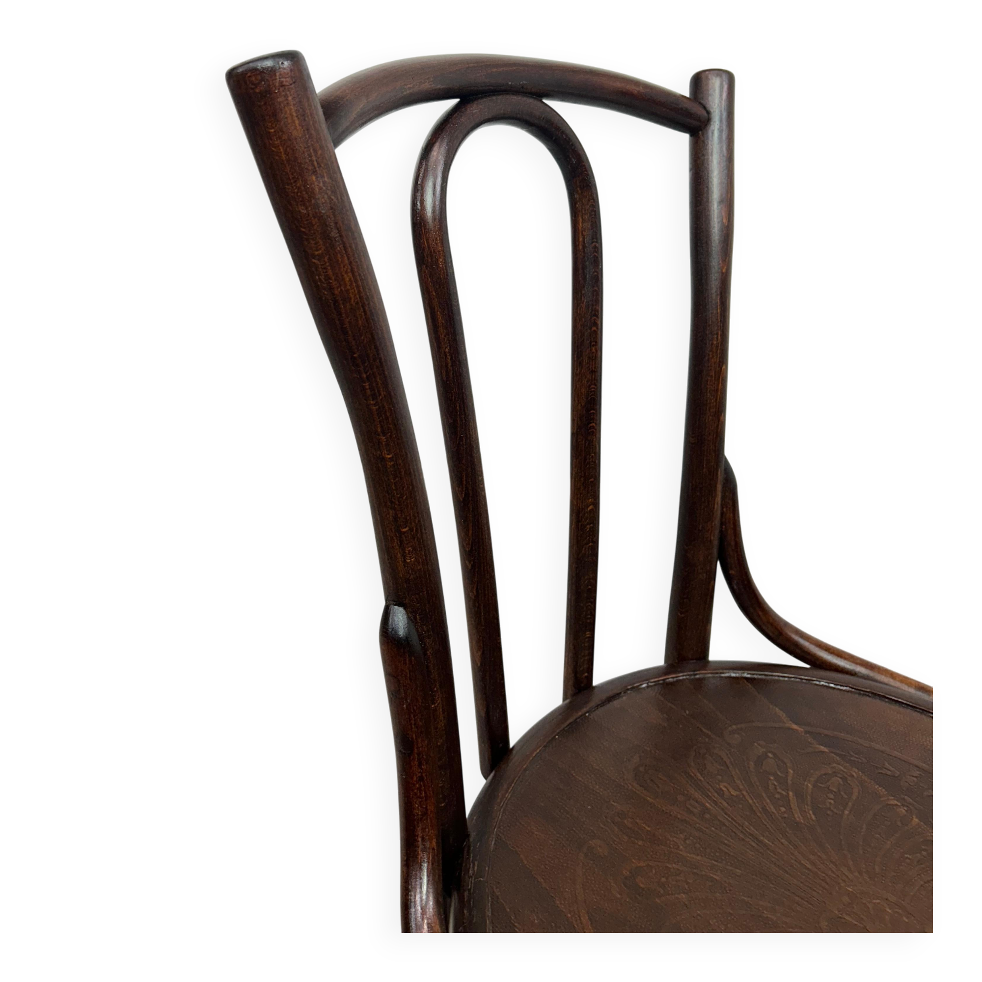 Chaise en bois courbé par Thonet no.54
