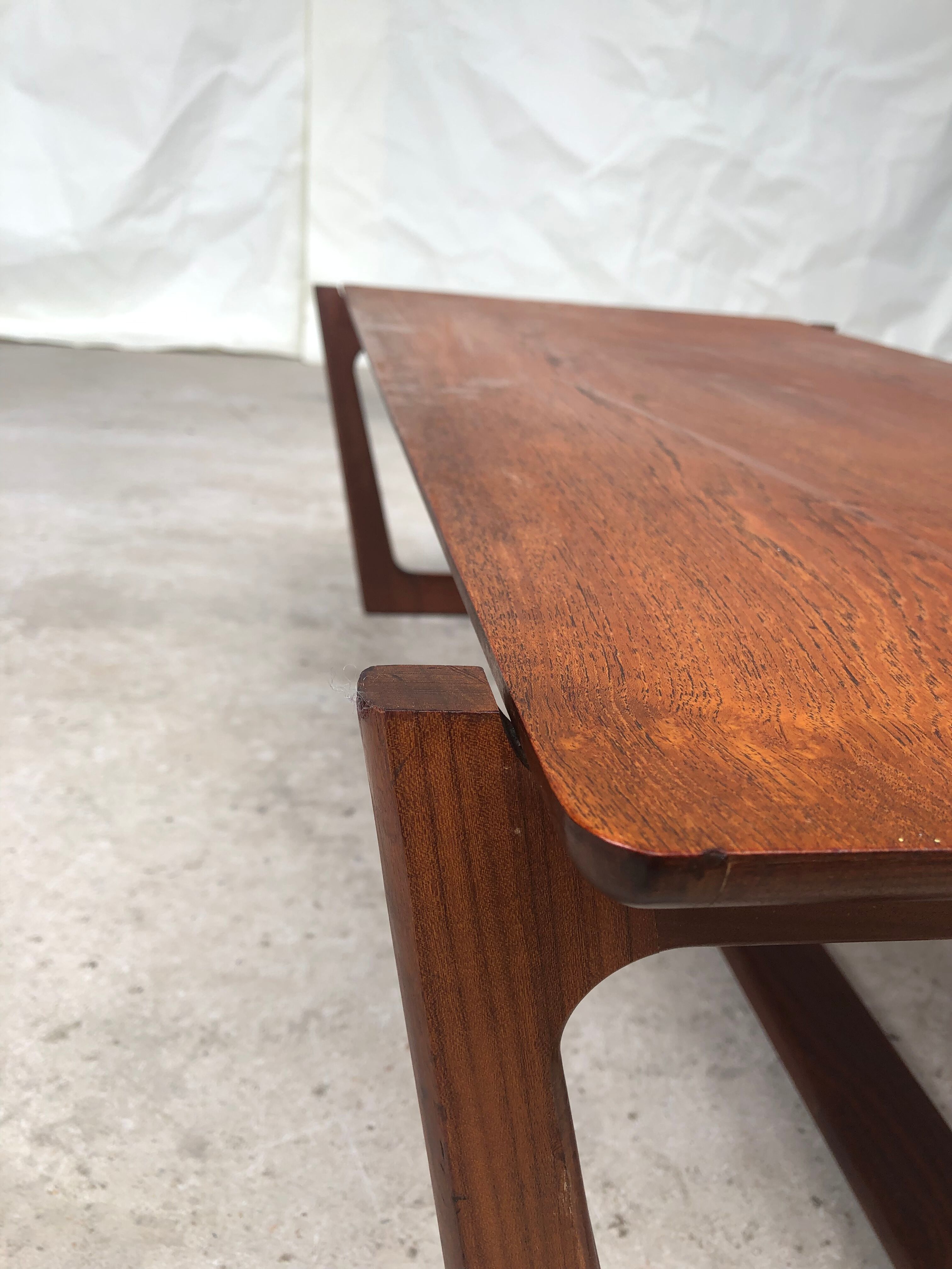Vintage mid century  teak coffee table