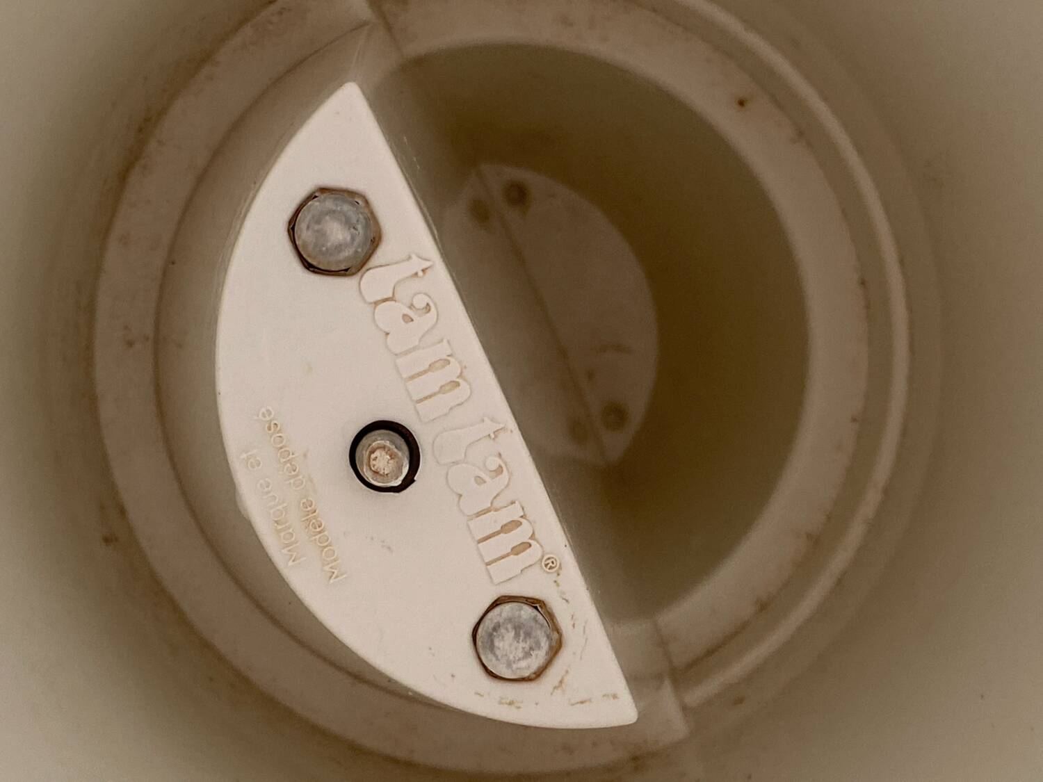 Tam-tam chrome purple stool