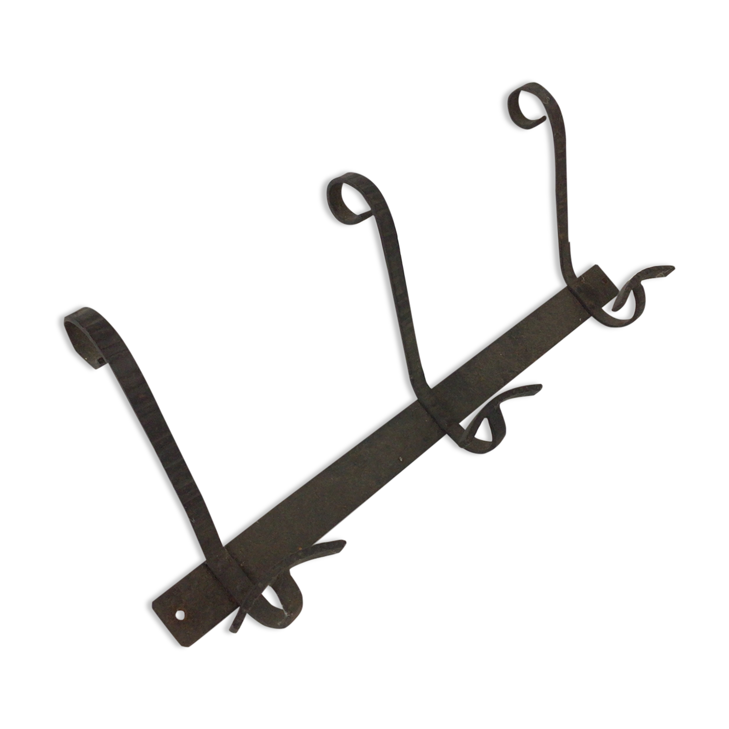 Patère en fer forgé porte manteaux