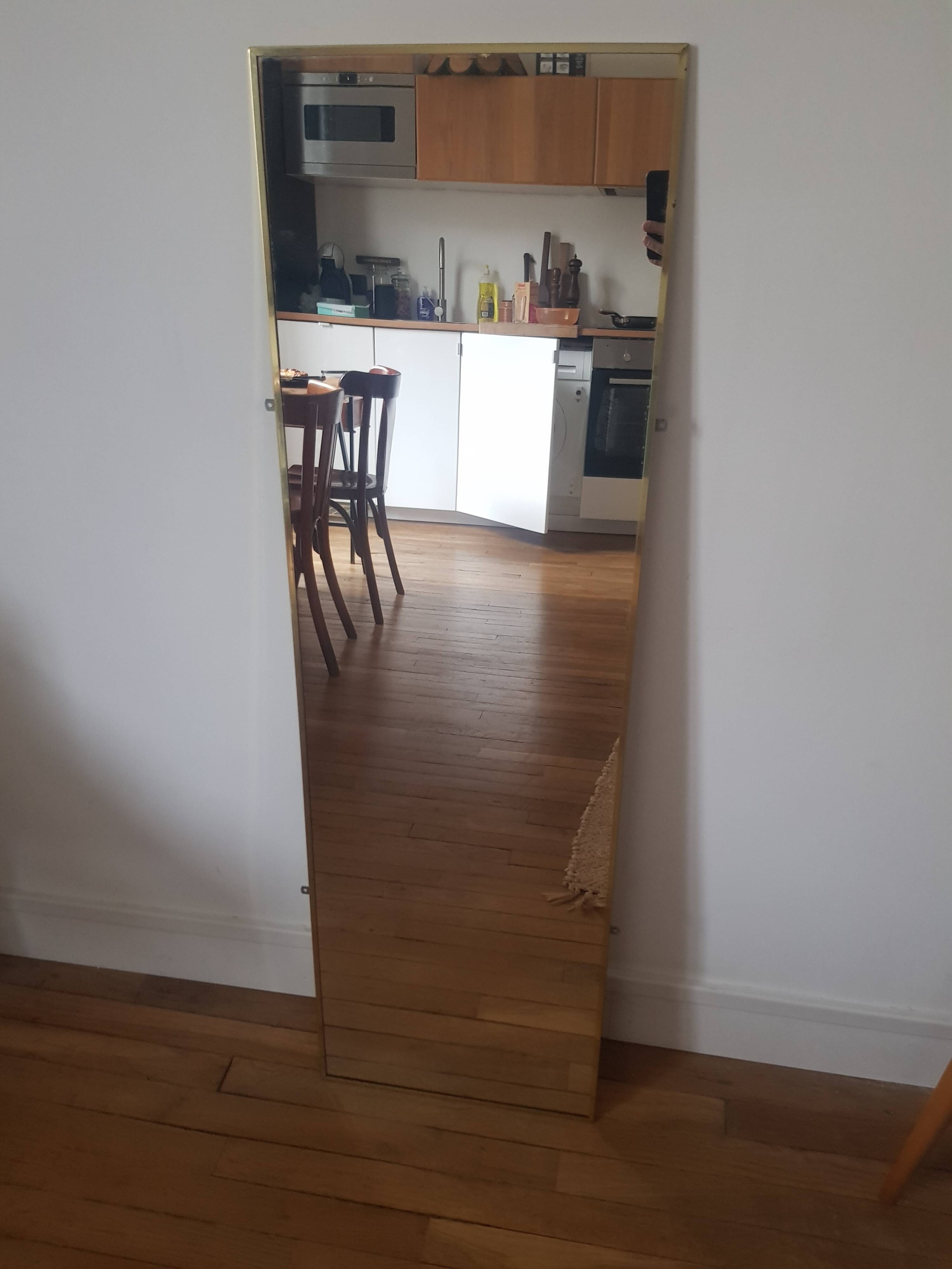 Vintage gold frame mirror