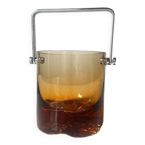 Seau à glace verre fumé
