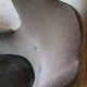 Paire de fauteuils Bergère tonneau sculpturale