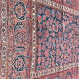 Tapis ancien Beshir afghan fait main 197x396 cm