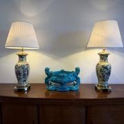 Pair of salon lamps from the George V Hotel Paris Maison Chapman USA