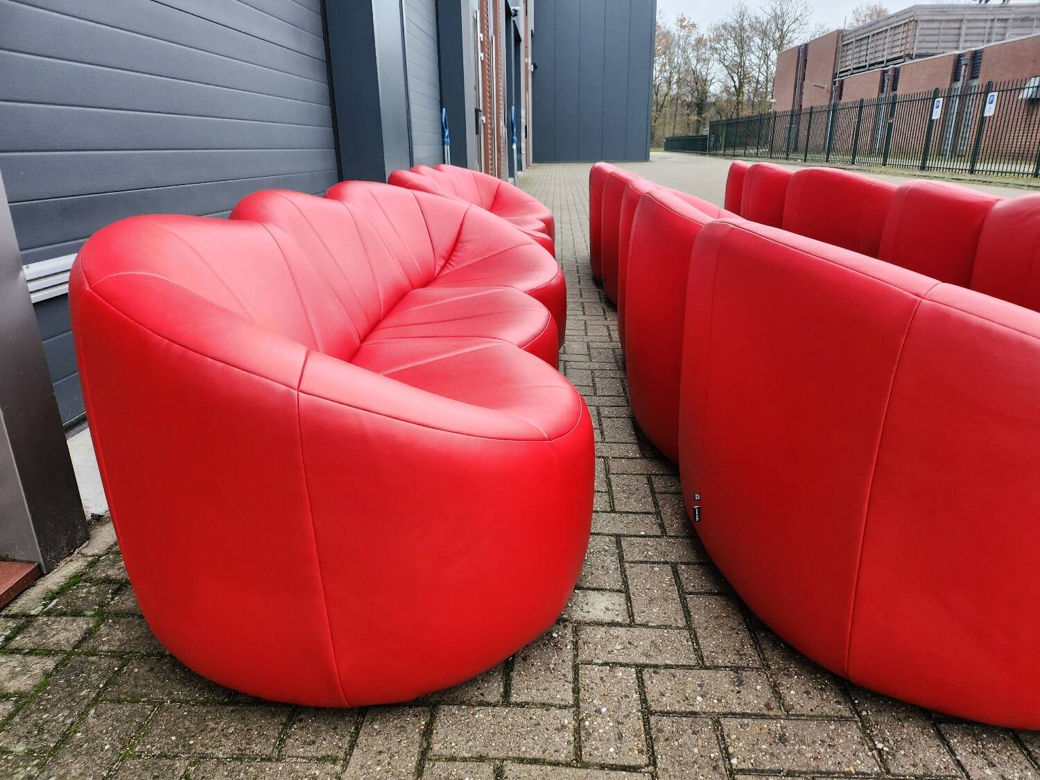 Ligne Roset - (6) pumpkin 3-seater sofa by Pierre Paulin