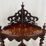 Rosewood corner shelf, Napoleon III period