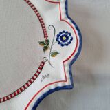 Beautiful vintage ceramic plate made in Spain, manufactured and