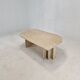 Italian travertine coffee table