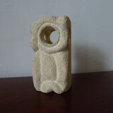 Owl Lamp Owl Albert Tormos Stone Sculpture Vintage 60s