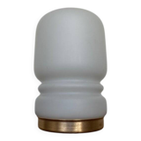 Mid-Century Glass Table Lamp for Valasske Mezirici, Czechoslovakia, 1970s