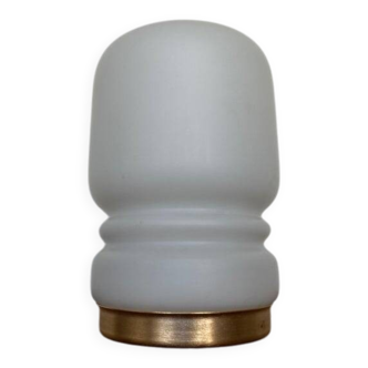 Mid-Century Glass Table Lamp for Valasske Mezirici, Czechoslovakia, 1970s