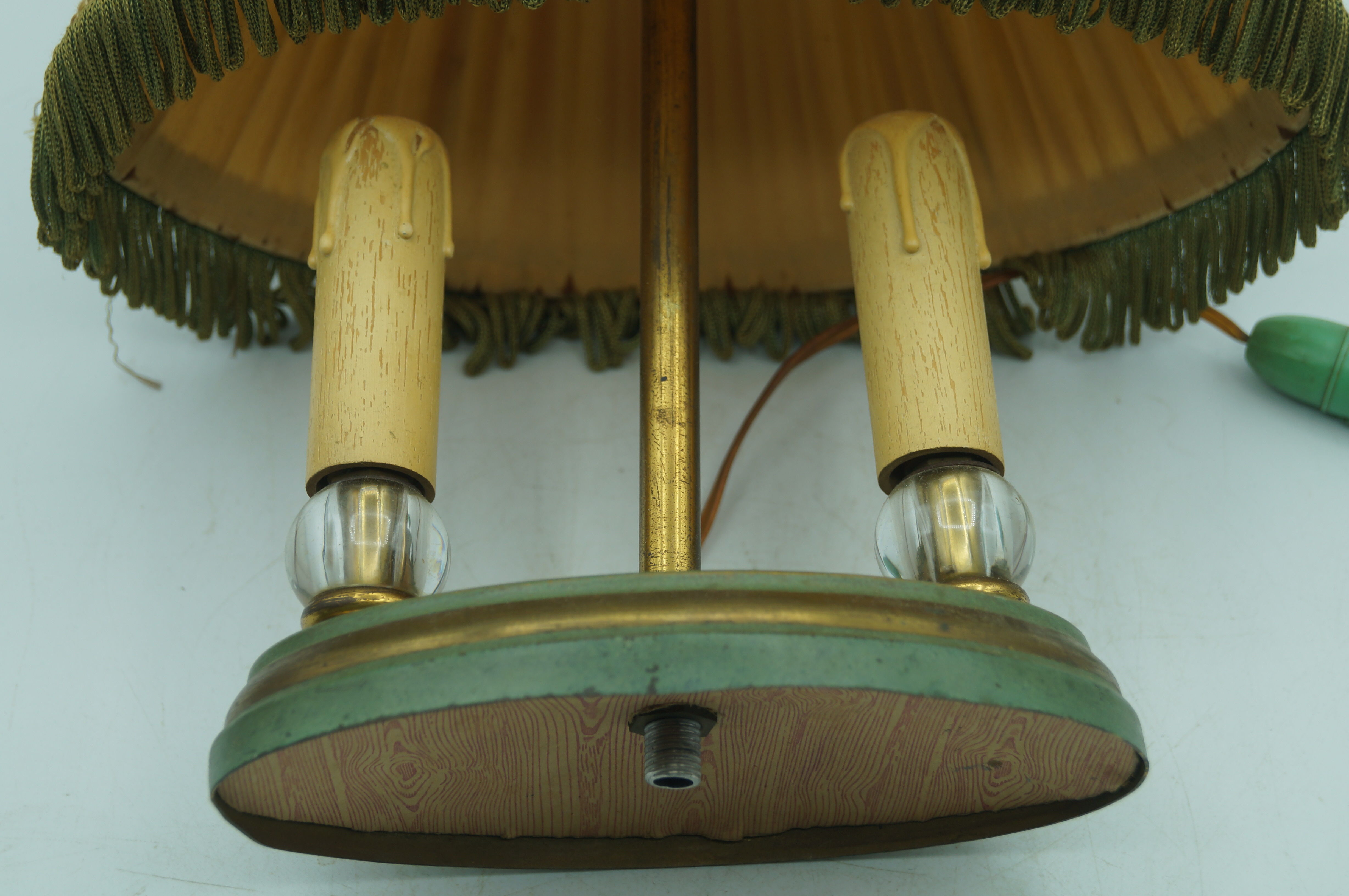 Petite lamp bouillotte in tole.