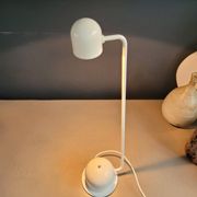 Lampe de bureau vintage articulée laquée blanc